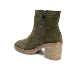 355-ivoire Ivoire B22302 Daim Kaki*Femme Bottines