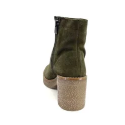 355-ivoire Ivoire B22302 Daim Kaki*Femme Bottines