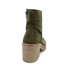 355-ivoire Ivoire B22302 Daim Kaki*Femme Bottines