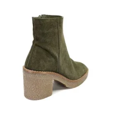 355-ivoire Ivoire B22302 Daim Kaki*Femme Bottines