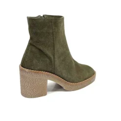 355-ivoire Ivoire B22302 Daim Kaki*Femme Bottines