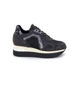 Ivoire0130a Ivoire 9B4425 Daim Piombo*Femme Baskets