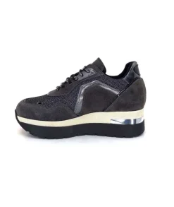 Ivoire0130a Ivoire 9B4425 Daim Piombo*Femme Baskets