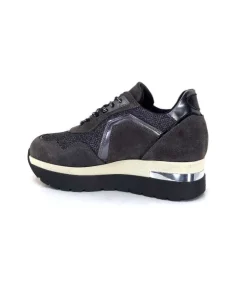 Ivoire0130a Ivoire 9B4425 Daim Piombo*Femme Baskets