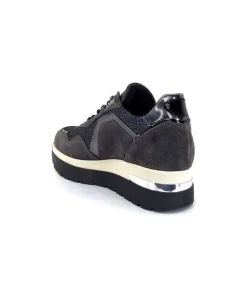 Ivoire0130a Ivoire 9B4425 Daim Piombo*Femme Baskets