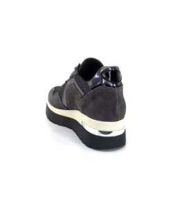 Ivoire0130a Ivoire 9B4425 Daim Piombo*Femme Baskets