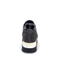 Ivoire0130a Ivoire 9B4425 Daim Piombo*Femme Baskets