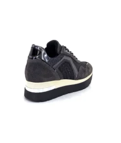 Ivoire0130a Ivoire 9B4425 Daim Piombo*Femme Baskets