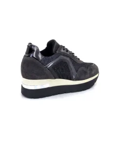 Ivoire0130a Ivoire 9B4425 Daim Piombo*Femme Baskets