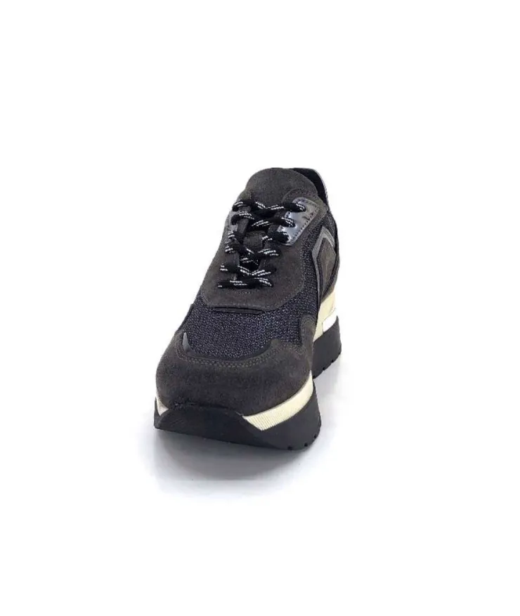 Ivoire0130a Ivoire 9B4425 Daim Piombo*Femme Baskets