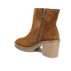 355-ivoire Ivoire B22302 Daim Tan*Femme Bottines