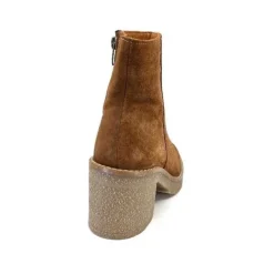 355-ivoire Ivoire B22302 Daim Tan*Femme Bottines