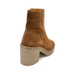355-ivoire Ivoire B22302 Daim Tan*Femme Bottines