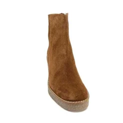 355-ivoire Ivoire B22302 Daim Tan*Femme Bottines