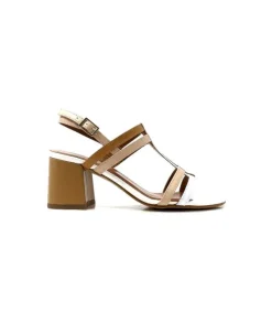 Ivoire0334 Ivoire B621 F Romagna Cuir Blanc Beige*Femme Sandales