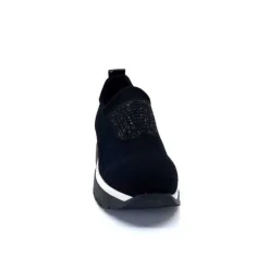 Ivoire0130a Ivoire 9B4373 Iv Textile Noir*Femme Baskets