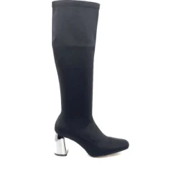 Ivoire0494a Ivoire B335-05 Microfibre Noir*Femme Bottes