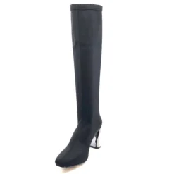 Ivoire0494a Ivoire B335-05 Microfibre Noir*Femme Bottes