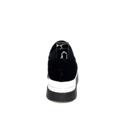 Ivoire0130a Ivoire 9B4814 Textile Noir*Femme Baskets