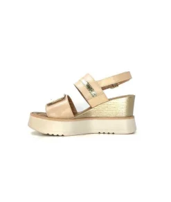 Ivoire0130a Ivoire 7C 4670Pe Cuir Beige*Femme Plateformes