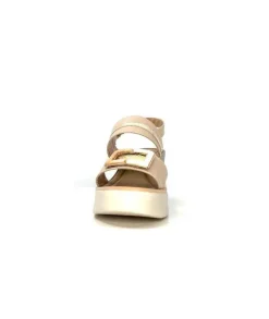 Ivoire0130a Ivoire 7C 4670Pe Cuir Beige*Femme Plateformes