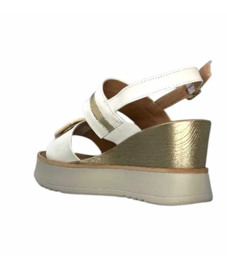 Ivoire0130a Ivoire 7C 4670Pe Cuir Blanc*Femme Plateformes