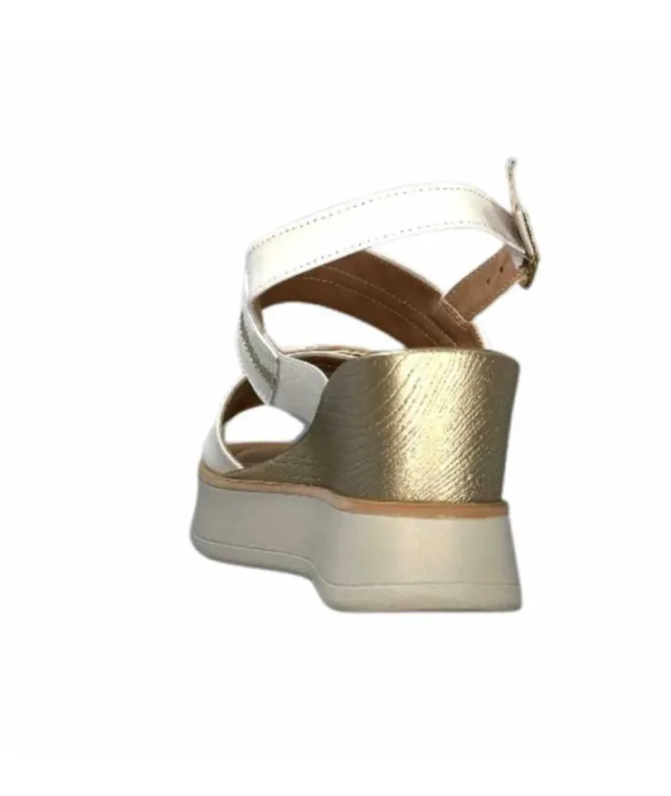 Ivoire0130a Ivoire 7C 4670Pe Cuir Blanc*Femme Plateformes