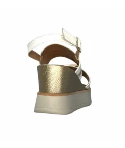 Ivoire0130a Ivoire 7C 4670Pe Cuir Blanc*Femme Plateformes
