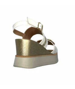 Ivoire0130a Ivoire 7C 4670Pe Cuir Blanc*Femme Plateformes