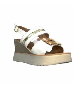 Ivoire0130a Ivoire 7C 4670Pe Cuir Blanc*Femme Plateformes
