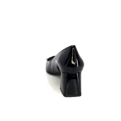 Ivoire0347b Ivoire Ch732 Cuir Vernis Noir*Femme Escarpins