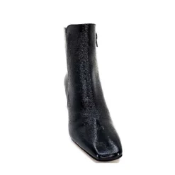 Ivoire0347b Ivoire Ch6556 Cuir Vernis Noir*Femme Bottines