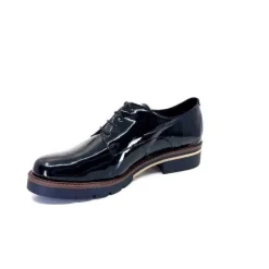 We Do Ivoire 22034Ct Vernis Cuir Vernis Noir*Femme Lacets