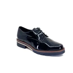 We Do Ivoire 22034Ct Vernis Cuir Vernis Noir*Femme Lacets