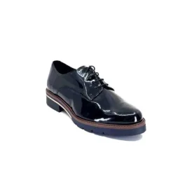 We Do Ivoire 22034Ct Vernis Cuir Vernis Noir*Femme Lacets