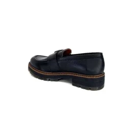 Ivoire0036a Ivoire Cv5053 Cuir Noir*Femme Mocassins