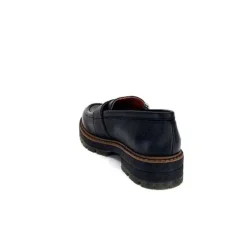 Ivoire0036a Ivoire Cv5053 Cuir Noir*Femme Mocassins