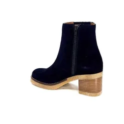 Ivoire0036a Ivoire Cv6104 Daim Bleu Marine*Femme Bottines