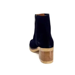 Ivoire0036a Ivoire Cv6104 Daim Bleu Marine*Femme Bottines