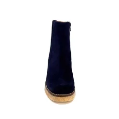 Ivoire0036a Ivoire Cv6104 Daim Bleu Marine*Femme Bottines