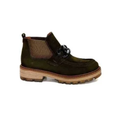 Ivoire0036a Ivoire Cv5057 Daim Kaki*Femme Bottines