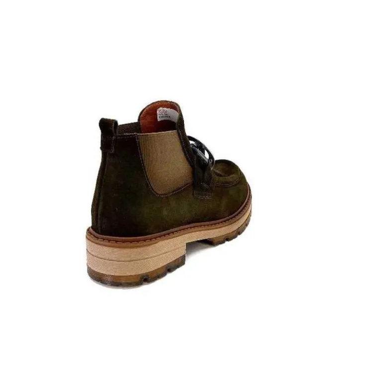 Ivoire0036a Ivoire Cv5057 Daim Kaki*Femme Bottines