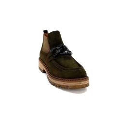 Ivoire0036a Ivoire Cv5057 Daim Kaki*Femme Bottines