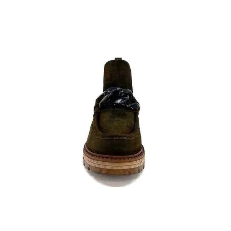 Ivoire0036a Ivoire Cv5057 Daim Kaki*Femme Bottines