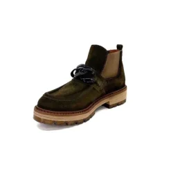 Ivoire0036a Ivoire Cv5057 Daim Kaki*Femme Bottines