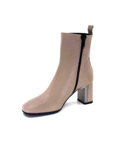 Ivoire0330 Ivoire E752 Cuir Corda*Femme Bottines