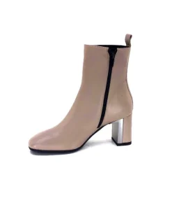 Ivoire0330 Ivoire E752 Cuir Corda*Femme Bottines