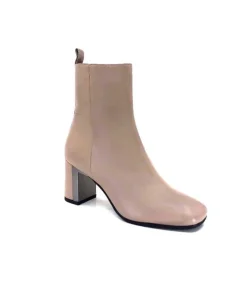 Ivoire0330 Ivoire E752 Cuir Corda*Femme Bottines