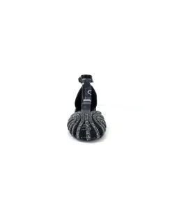 s.piero Ivoire E35.018 Cuir Noir*Femme Sandales