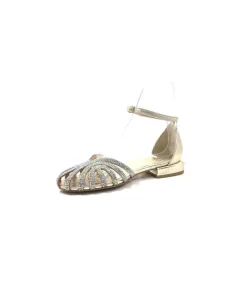 s.piero Ivoire E35.018 Cuir Or*Femme Sandales